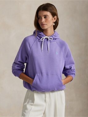 Ralph Lauren Lilac Drawstring Hoodie - Women's Pullover